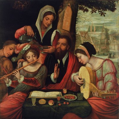 The Music Party by Pieter Coecke van Aelst